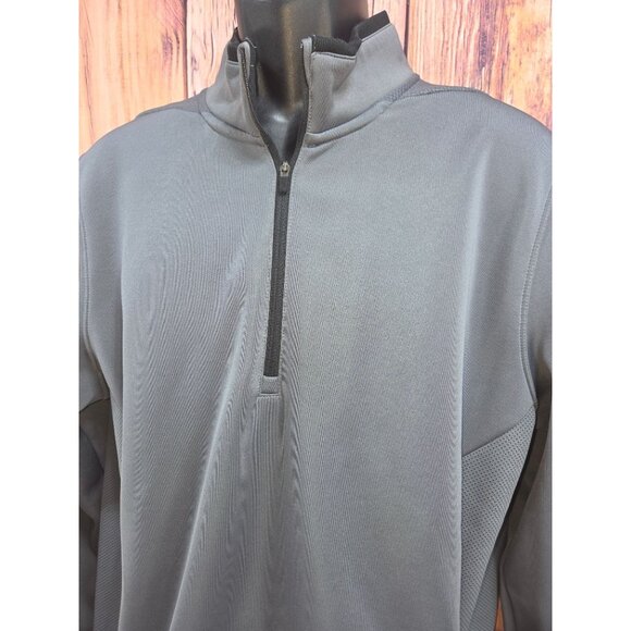 Nike Golf Mens Therma-Fit Tour Performance 1/4 Zip Jacket Large Gray - Picture 3 of 8